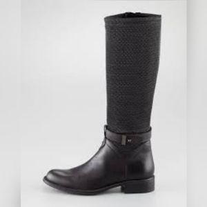 Aquatalia "Undy" Riding Boots by Martin K Leather Waterproof Stretch Boot 8.5